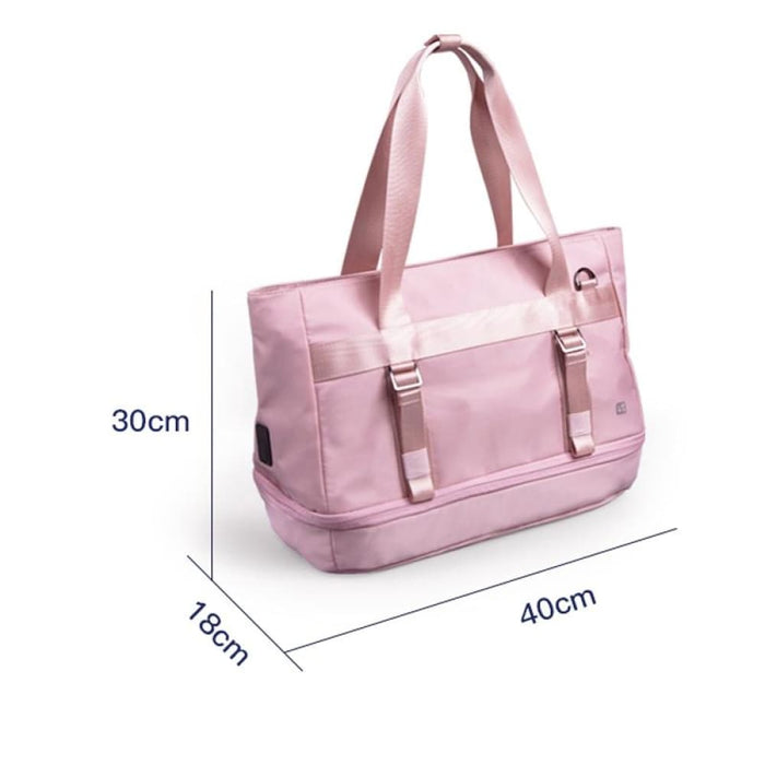 Usb Shoulder Bag With For Sports