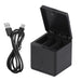 Usb Triple Batteries Housing Charger Box With Cable