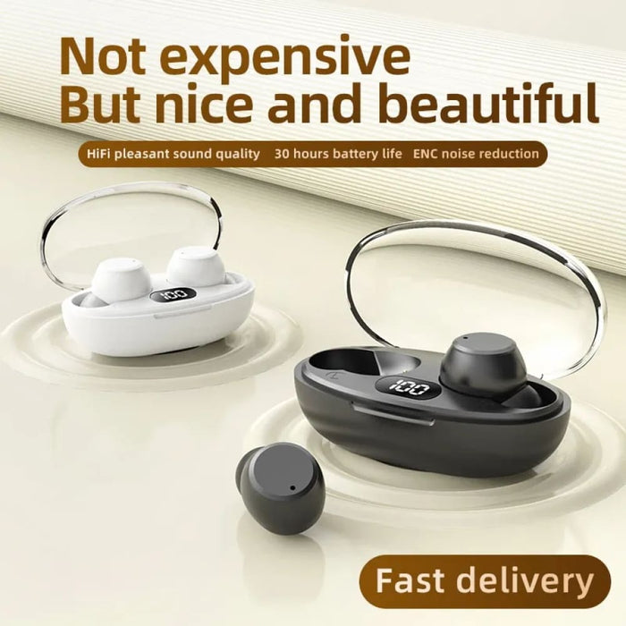 V5.3 T62 Bluetooth Earphones With Touch Control And Digital