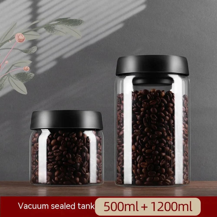 Vacuum Sealed Glass Jar For Kitchen Storage