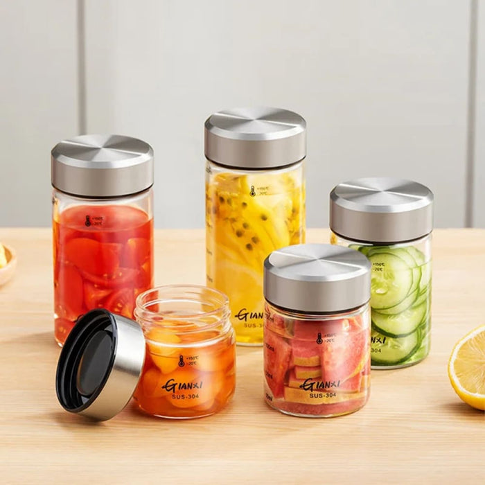 Vacuum Sealed Glass Jug For Fresh Food Storage