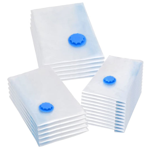 Vacuum Travel Storage Bags Clothing 3 Sizes 20 Pcs Potxi