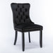 8x Velvet Dining Chairs Upholstered Tufted Kithcen Chair