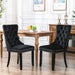 6x Velvet Dining Chairs Upholstered Tufted Kithcen Chair