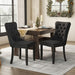 4x Velvet Dining Chairs Upholstered Tufted Kithcen Chair