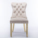 6x Velvet Dining Chairs Upholstered Tufted Kithcen Chair