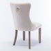 6x Velvet Dining Chairs Upholstered Tufted Kithcen Chair