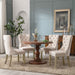 4x Velvet Dining Chairs Upholstered Tufted Kithcen Chair