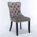 6x Velvet Dining Chairs Upholstered Tufted Kithcen Chair