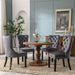 8x Velvet Dining Chairs Upholstered Tufted Kithcen Chair