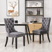 8x Velvet Dining Chairs Upholstered Tufted Kithcen Chair