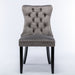 6x Velvet Dining Chairs Upholstered Tufted Kithcen Chair