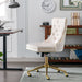 Velvet Home Office Chair - Beige