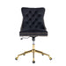 Velvet Home Office Chair - Beige