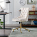 Velvet Home Office Chair - Beige