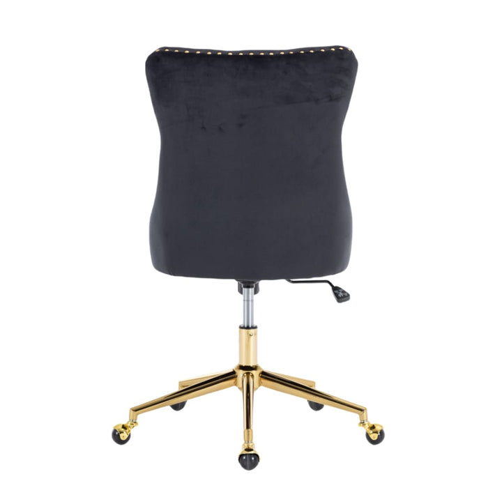 Velvet Home Office Chair - Beige