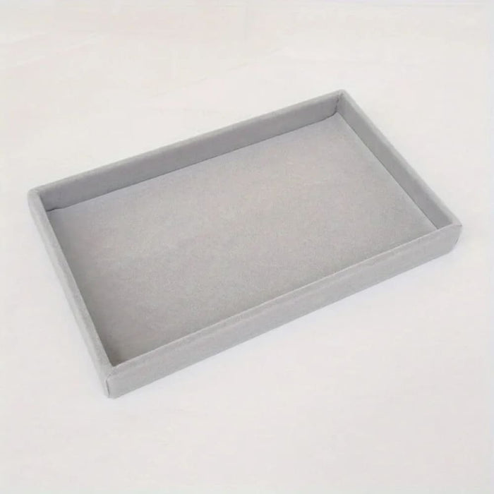 Velvet Jewelry Display Tray Exquisite Organizer For Rings