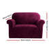 Goslash Picks Velvet Sofa Cover Plush Couch Lounge