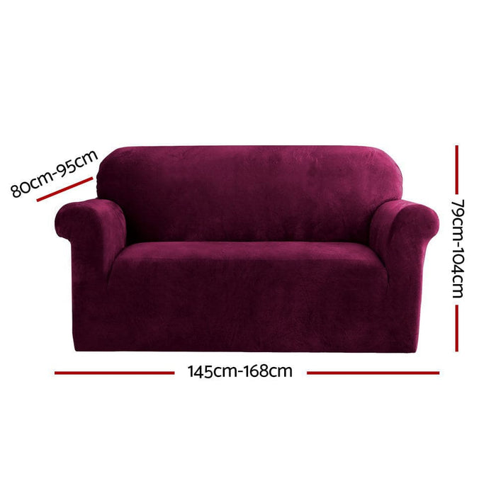 Goslash Picks Velvet Sofa Cover Plush Couch Lounge