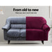 Goslash Picks Velvet Sofa Cover Plush Couch Lounge