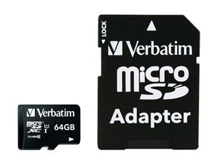 Verbatim Premium Microsdxc Class 10 Uhs-i Card 64gb