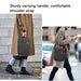 Vertical Laptop Bag Handheld Shoulder Crossbody Size 13 Inch