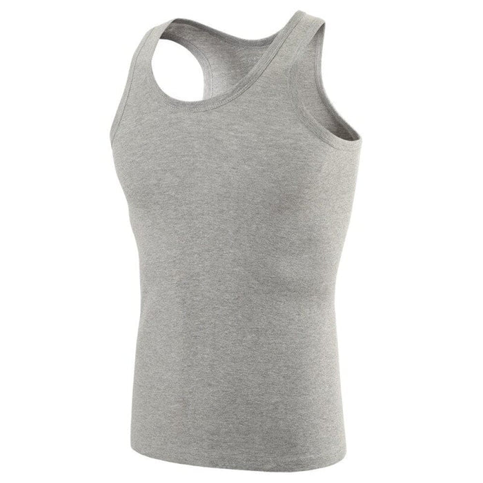 Men Vest Pure Cotton Bodybuilding Motion Outerwear