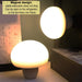 Vibe Geeks 3 Step Dimming Portable Mushroom Led Night Lamp-