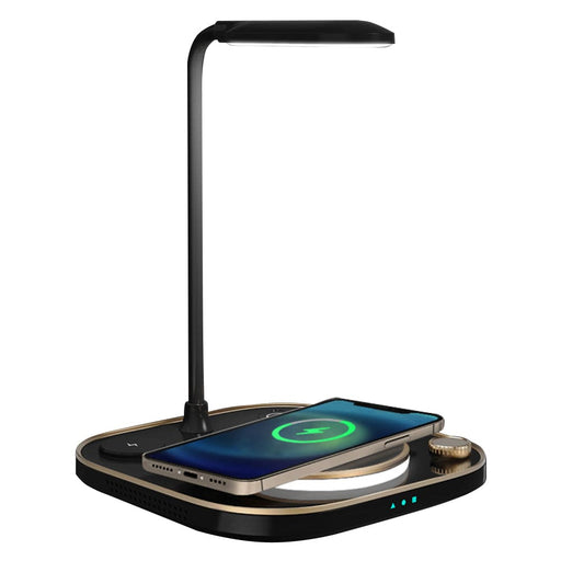 Vibe Geeks 4 In 1 Wireless Charger And Desk Lamp Light- Type