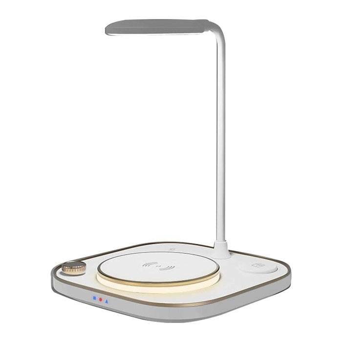 Vibe Geeks 4 In 1 Wireless Charger And Desk Lamp Light- Type