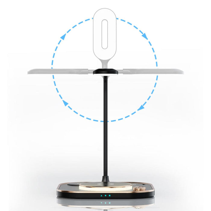 Vibe Geeks 4 In 1 Wireless Charger And Desk Lamp Light- Type