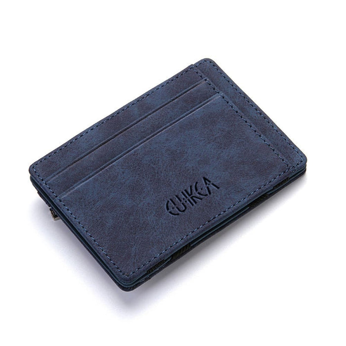 Vibe Geeks 4 Card Slots Ultra Thin Bi-fold Magic Wallet