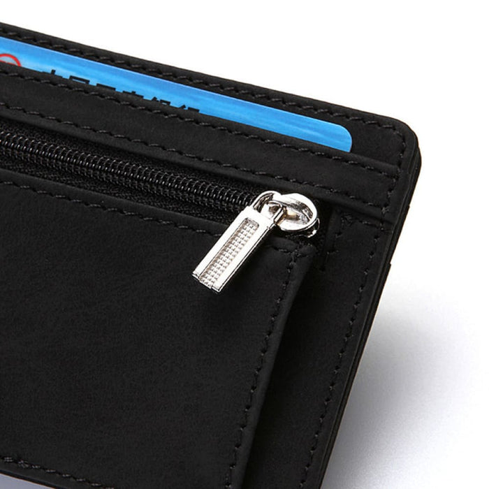 Vibe Geeks 4 Card Slots Ultra Thin Bi-fold Magic Wallet