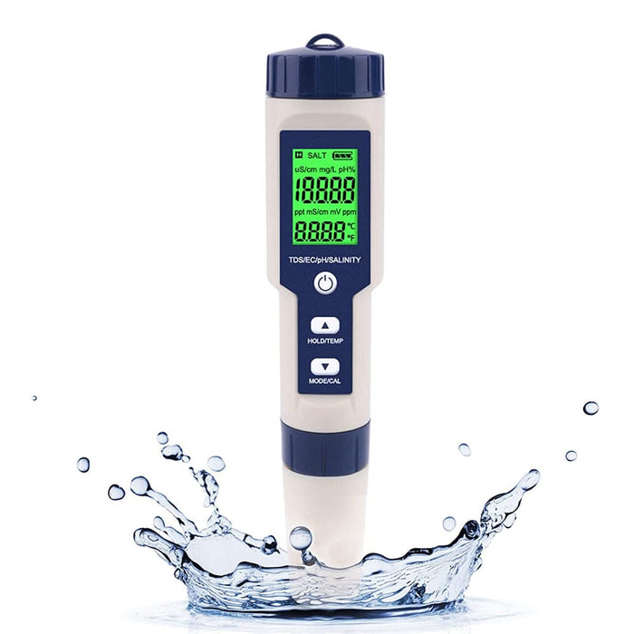 Vibe Geeks 5 In 1 High Accuracy Digital Pen Ph Tester