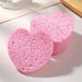 Vibe Geeks 50 Pcs Heart Shaped Natural Cotton Compressed