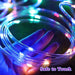 Vibe Geeks 66ft 200 Leds 8 Modes Solar Powered Fairy String