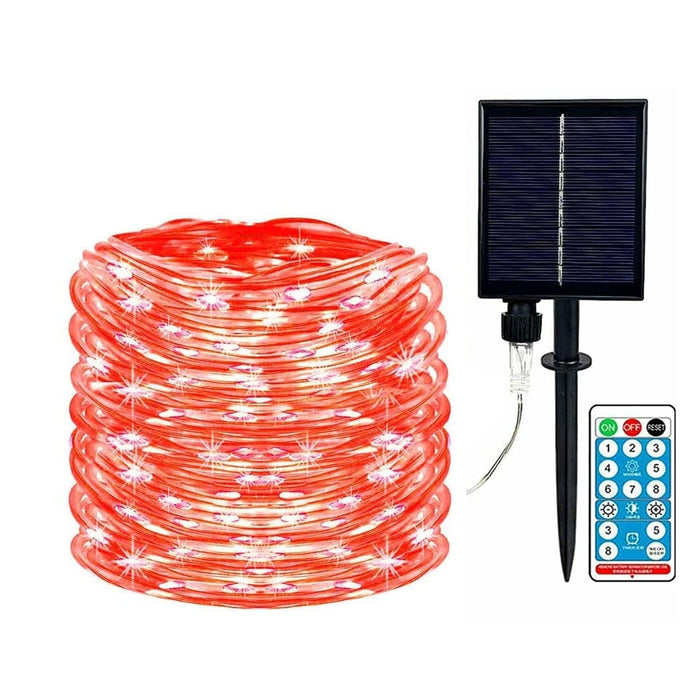 Vibe Geeks 66ft 200 Leds 8 Modes Solar Powered Fairy String