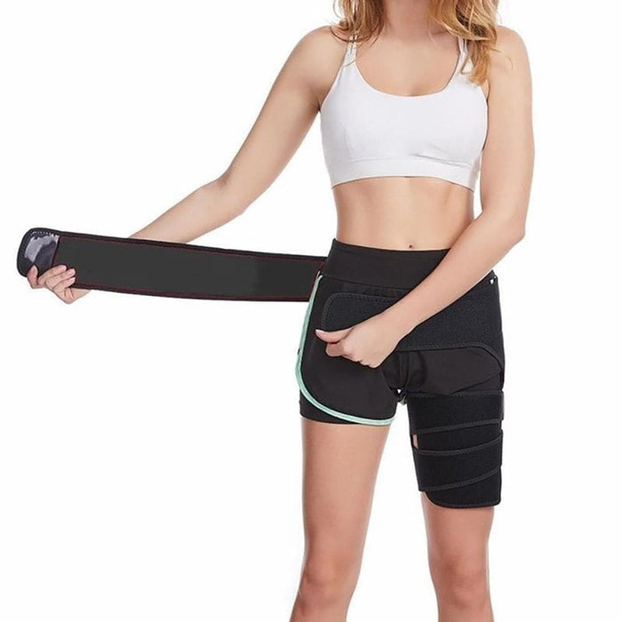 Vibe Geeks Adjustable Groin And Hip Brace Pain Relief