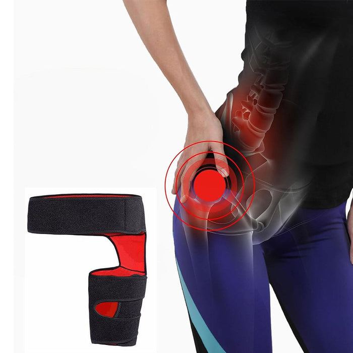 Vibe Geeks Adjustable Groin And Hip Brace Pain Relief