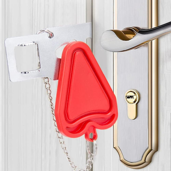 Vibe Geeks Anti-theft Portable Travel Door Lock Inside