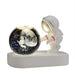 Vibe Geeks Astronaut 3d Crystal Ball Night Light For Home