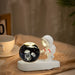 Vibe Geeks Astronaut 3d Crystal Ball Night Light For Home