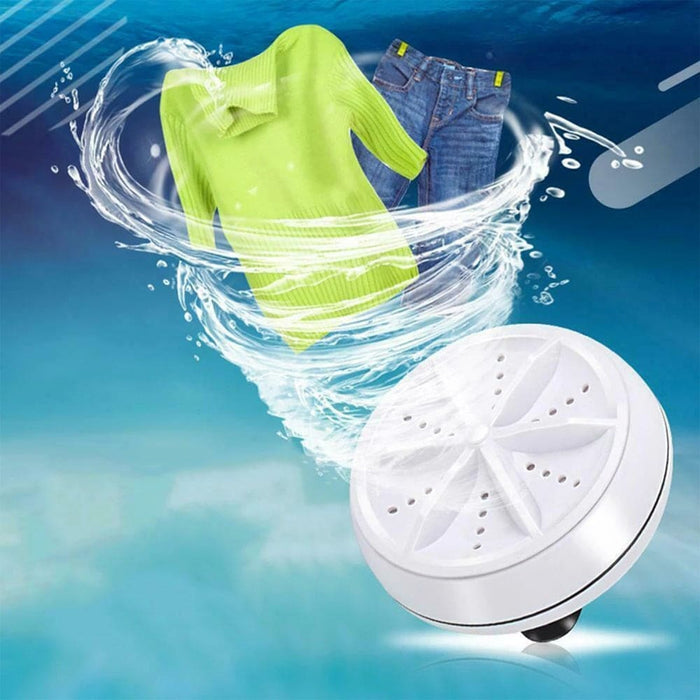 Vibe Geeks Automatic Cycle Personal Mini Turbo Washing