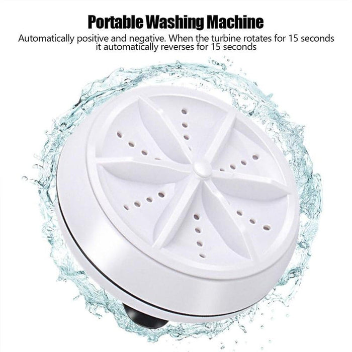 Vibe Geeks Automatic Cycle Personal Mini Turbo Washing