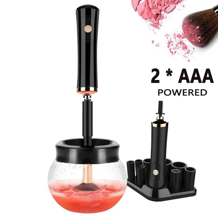 Vibe Geeks Battery Operated Electric Makeup Brush Cleaner