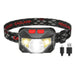 Vibe Geeks Bright Waterproof Usb Rechargeable Led Head Lamp