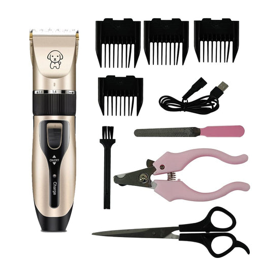 Vibe Geeks Pet Clippers Professional Electric Hair Shaver-