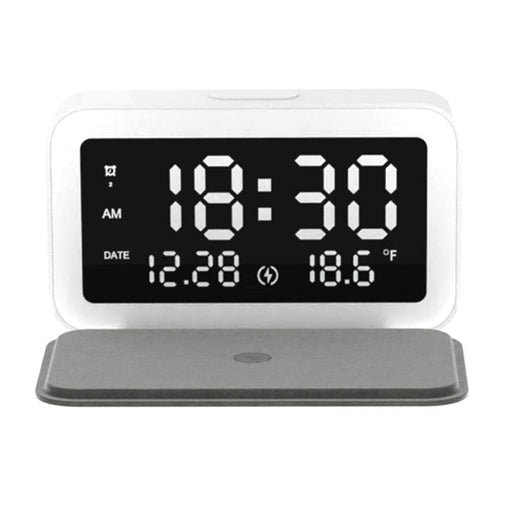 Vibe Geeks Led Digital Alarm Clock And Wireless Phone