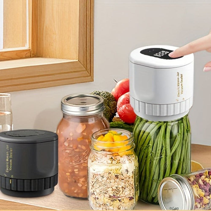 Vibe Geeks Electric Mason Jar Vacuum Sealer For Food Storage