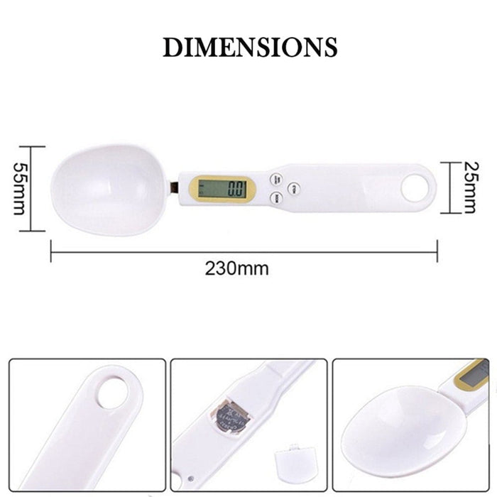 Vibe Geeks Electronic Scale Digital Measuring Spoon In Gram